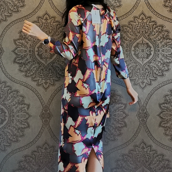 ASOS white 100% silk dress - Picture 3 of 7